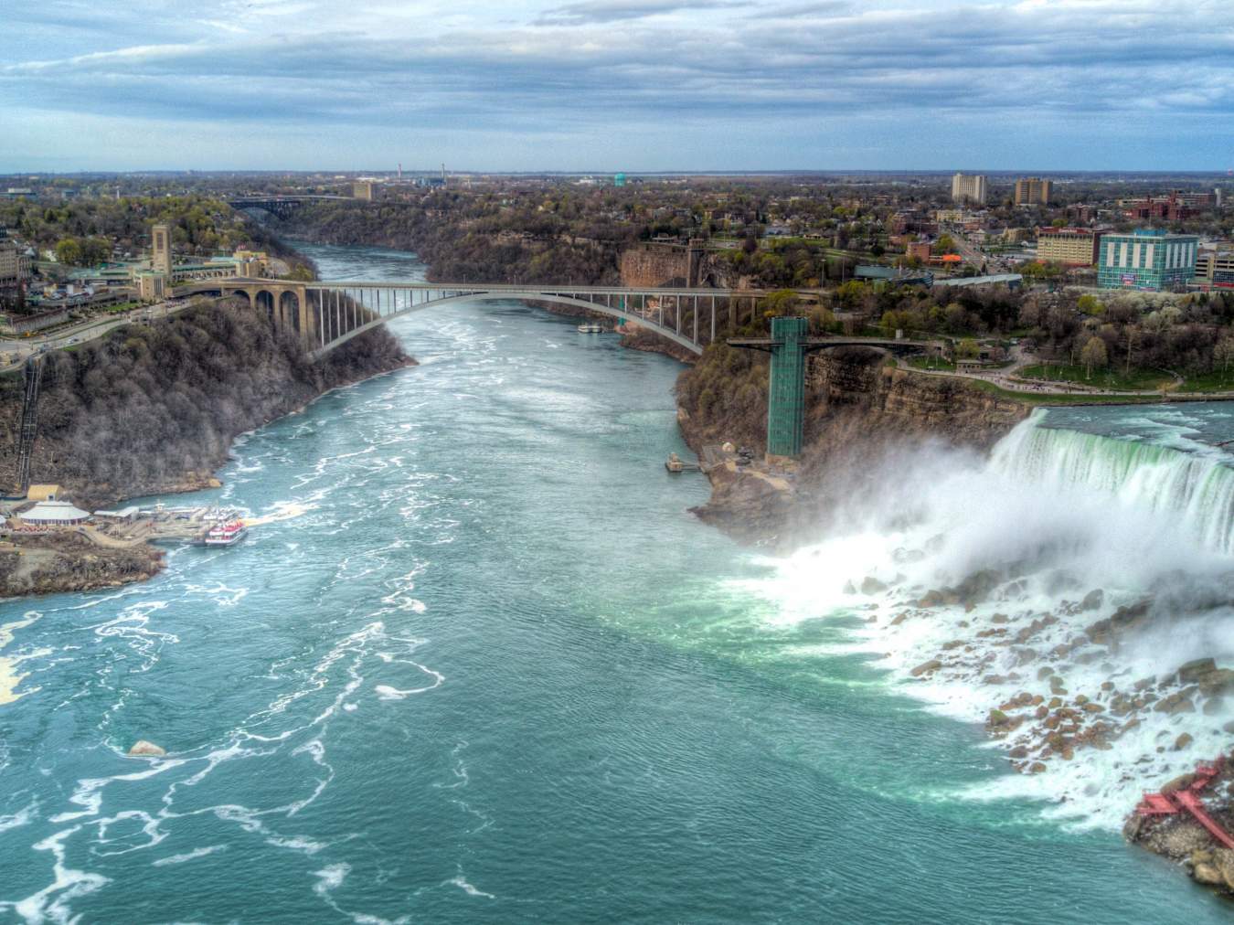 Arial View of Niagara Falls